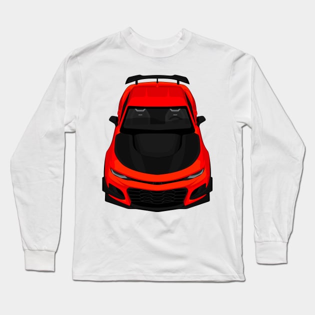 camaro zl1 1le red Long Sleeve T-Shirt by VENZ0LIC